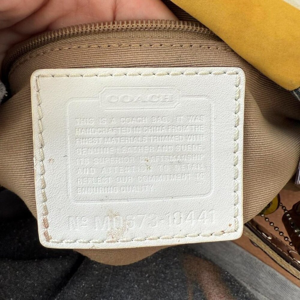 Vintage Coach Multicolor Patchwork Hobo Bag – Style No. M0673-10441 - Picture 6 of 8